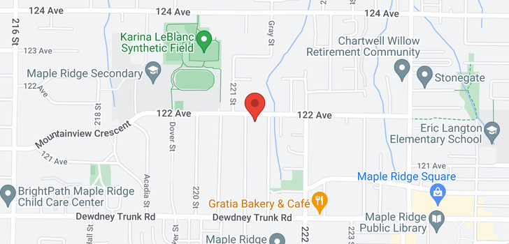 map of 22110 122 AVENUE